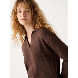 Uniqlo Washable Knit Polo Sweater